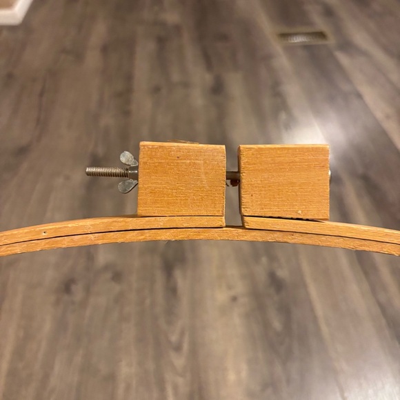 Vintage Embroidery Hoops Wooden Oval -Set Of 2-Large Oval 27”- Med Oval 20” - Picture 4 of 10